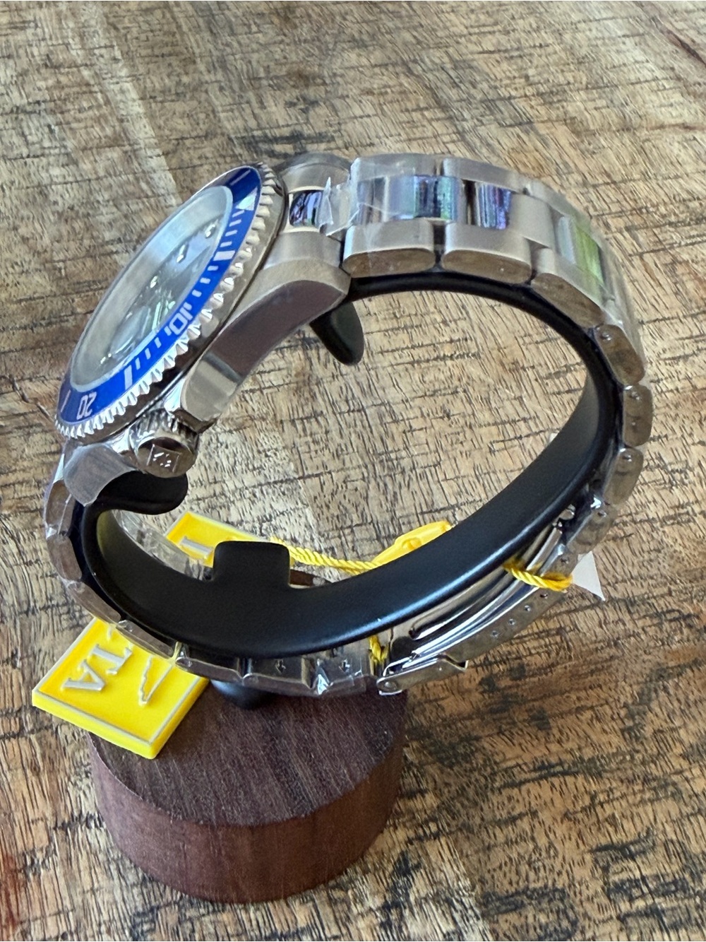 NEW Invicta Pro Diver Anchoris Blue Bezel Stainless Steel Watch 37.5mm - 200M WR - Picture 5 of 8